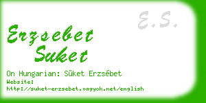 erzsebet suket business card