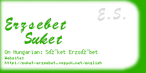 erzsebet suket business card